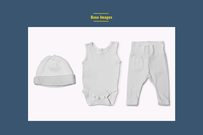 Mockup voor pasgeboren babykleding - Features Image 2