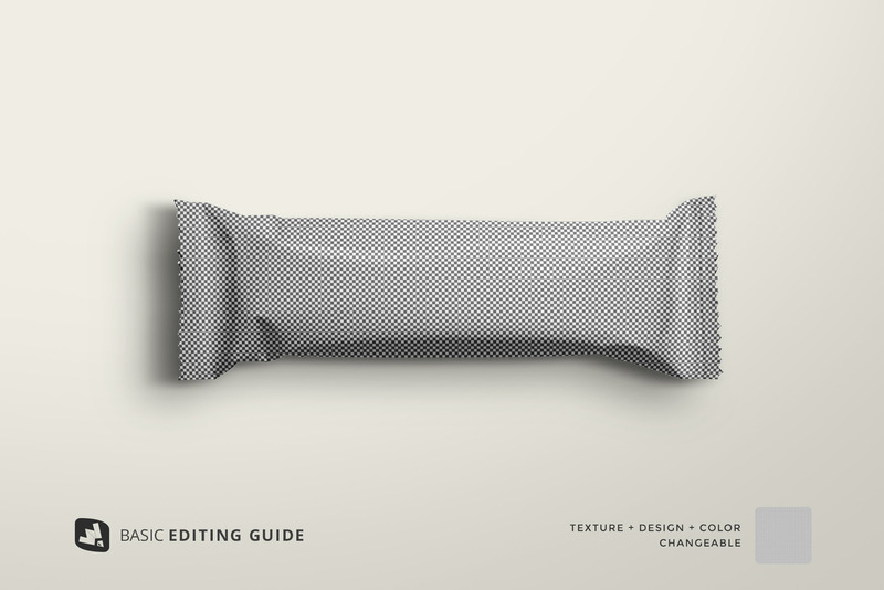 Organic Snack Bar Packaging Mockup - Features Image 7