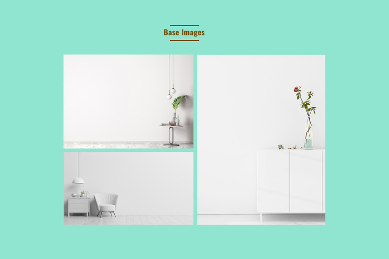 Tapetenszenen-Mockup-Paket - Eigenschaften Bild 6