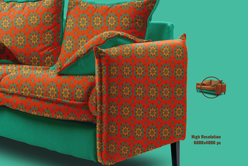 Trendy Couch With Pillow Mockup - Features Image 4