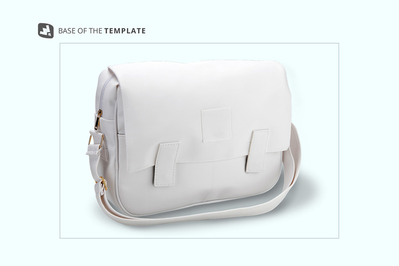 Mockup di borsa a tracolla in pelle - Caratteristiche Immagine 9