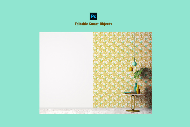 Tapetenszenen-Mockup-Paket - Eigenschaften Bild 2