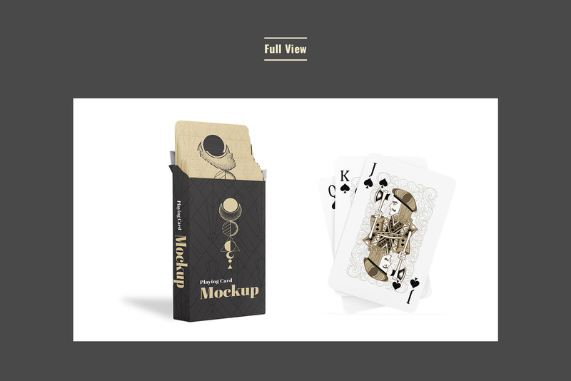 Playing Card Packaging Mockup - Features Image 3