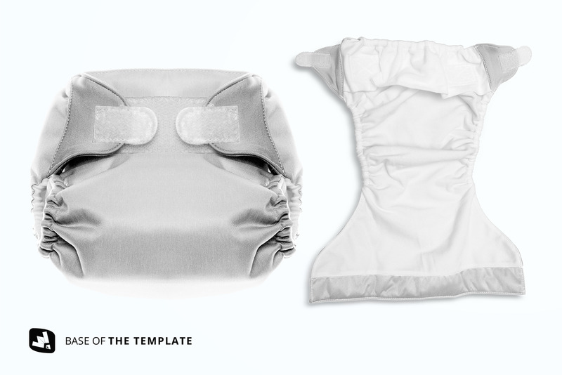 Reusable Velcro Cloth Diaper Mockup - Features Image 9