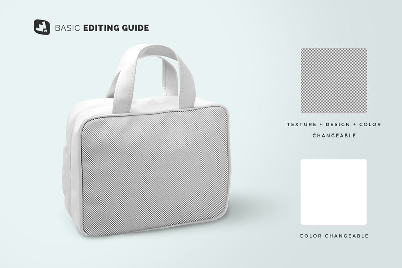 Kunstleder Messenger Bag Mockup - Eigenschaften Bild 8