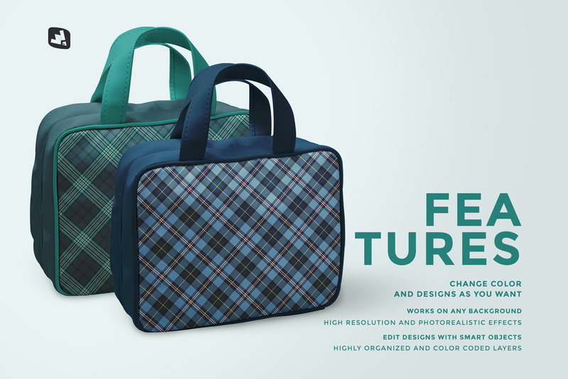 Kunstleder Messenger Bag Mockup - Eigenschaften Bild 7