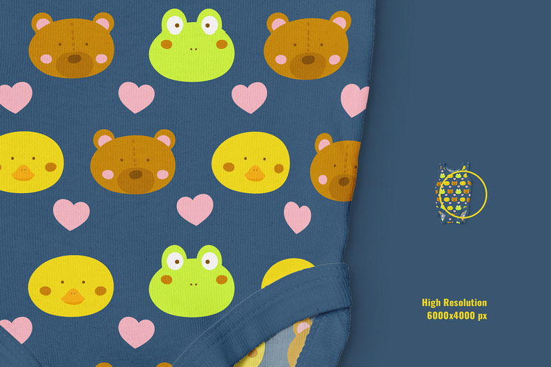 Mockup voor pasgeboren babykleding - Features Image 1