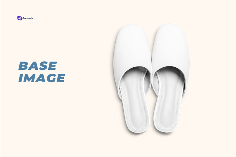 Female Leather Slippers Mockup - Features Image 9