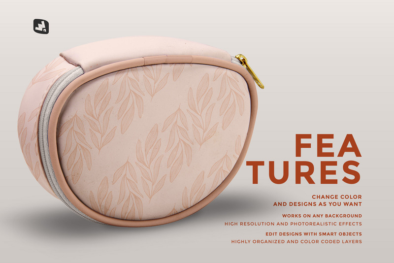 Luxury Carry On Toiletry Bag Mockup - Features Image 7
