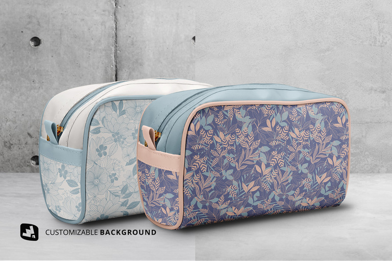 Front View Travel Makeup Bag Mockup - Features Image 5
