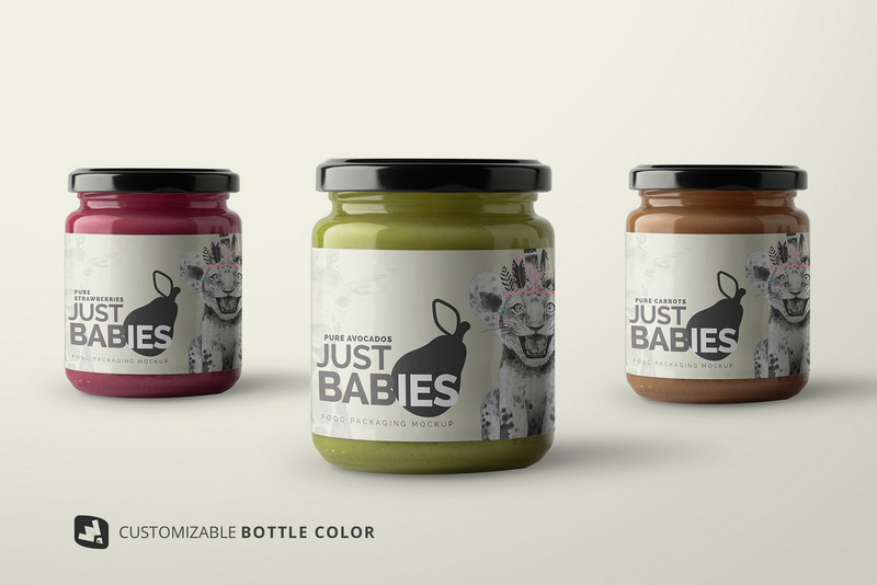 Organik Bebek Maması Paketleme Mockup - Features Image 7