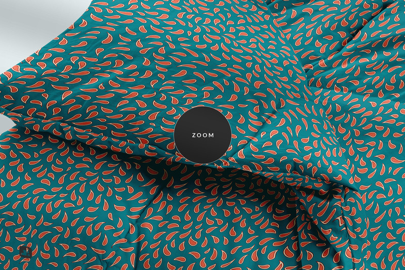 Folded Comforter Blanket Mockup - Features Image 6