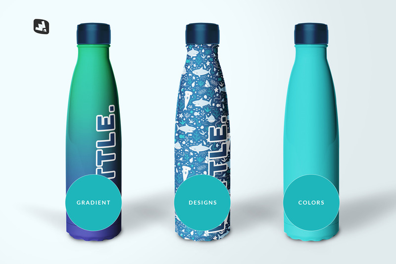 Steel Thermos Bottle Mockup - Features Image 4