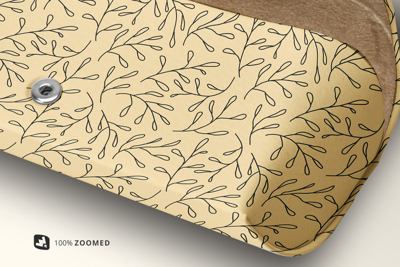 Mockup di scatola per occhiali in pelle - Caratteristiche Immagine 7