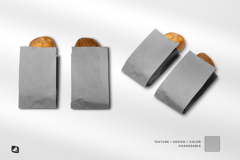 Mockup di branding di prodotti da forno in carta kraft - Caratteristiche Immagine 7