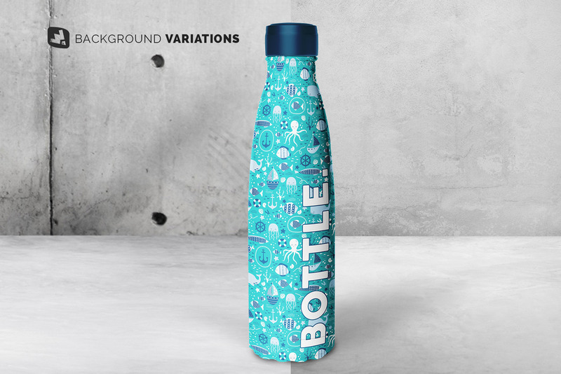 Steel Thermos Bottle Mockup - Features Image 5