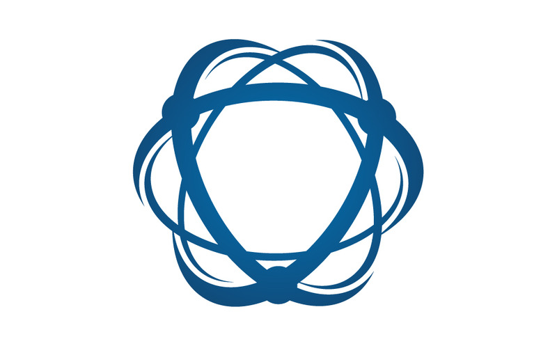 Modèle de Logo Atom Science Technology - Caractéristiques de l’image 1