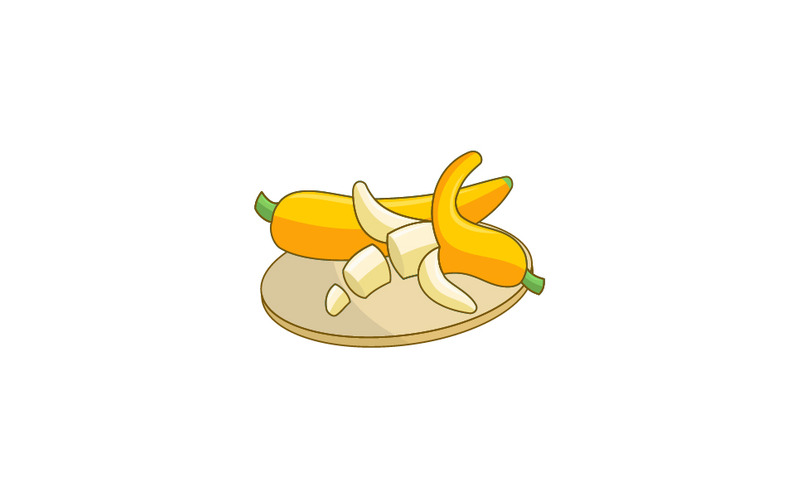Banán fruite logo šablona znamení identity značky - Features Image 1