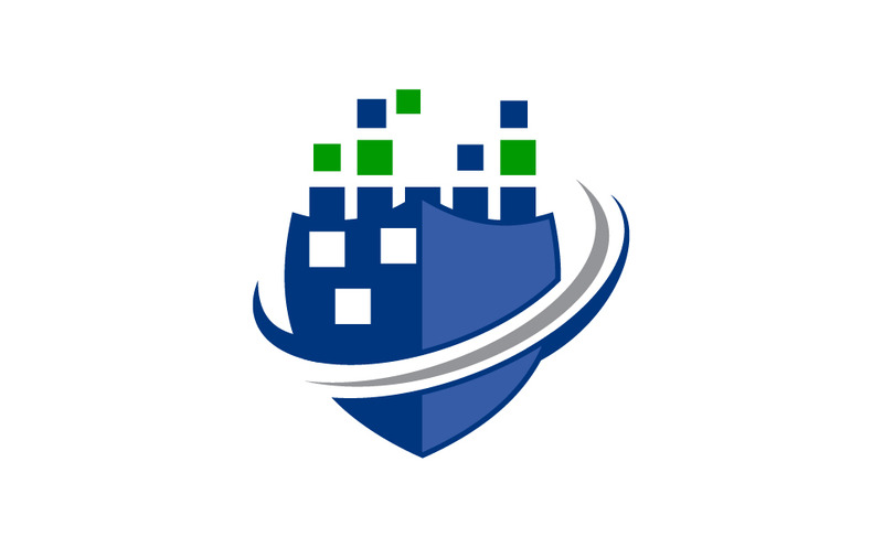 Шаблон логотипу програми Digital Shield - Features Image 1