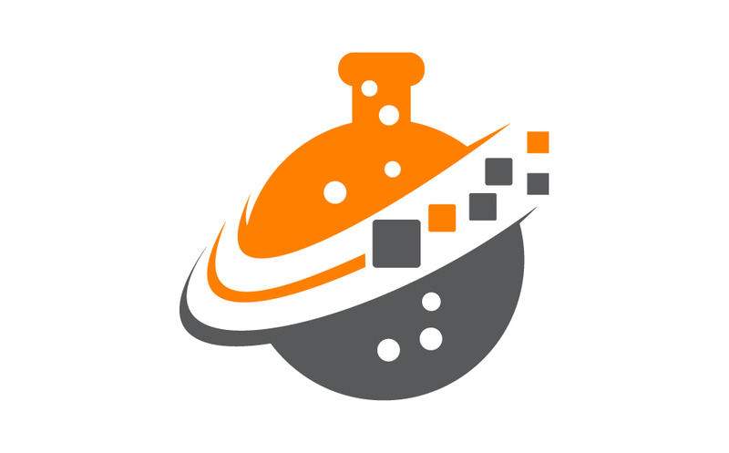 Колба Здоровая лаборатория цифровой логотип - Features Image 1