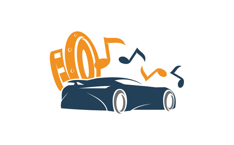 Audio Car Logo Template Icon Symbol - Features Image 1