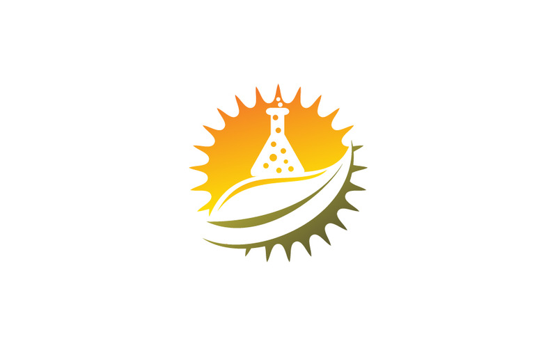 Аналитический подсолнечный лист и лабораторная колба - Features Image 1