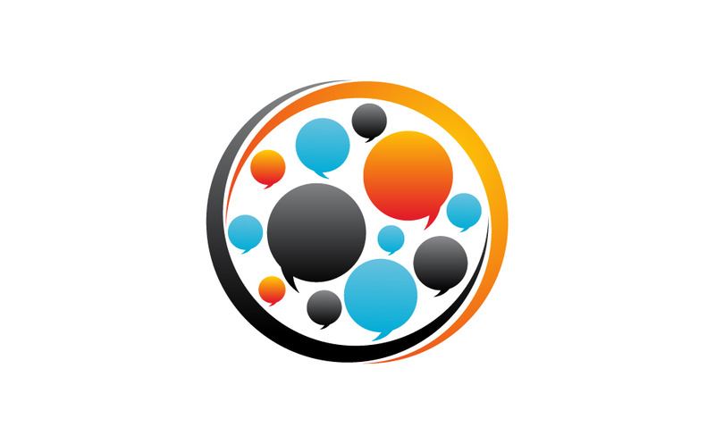 Modèle de logo de solutions de partage - Caractéristiques de l’image 1