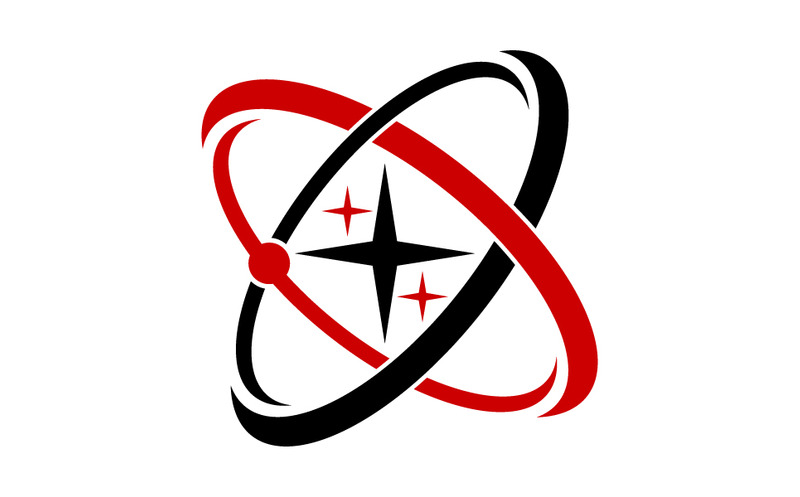 Atom Teknolojisi Bilim çözümü Logo Şablonu Tasarımı - Features Image 1