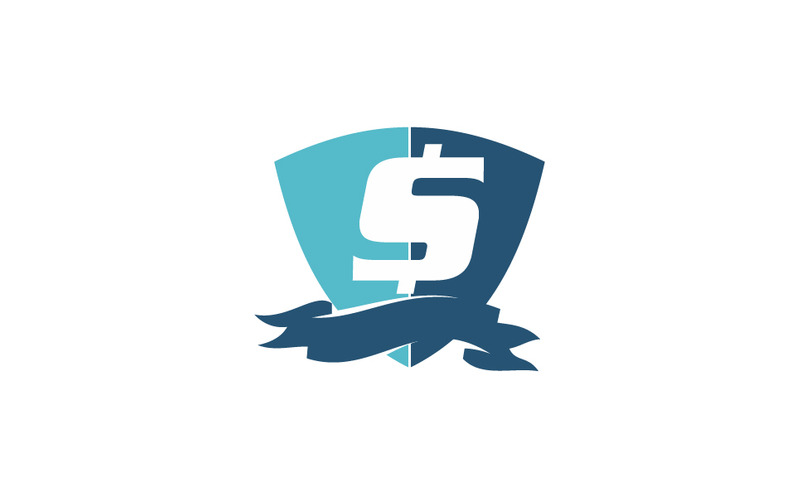 Scudo Lettera Dollar logo modello Design - Caratteristiche Immagine 1