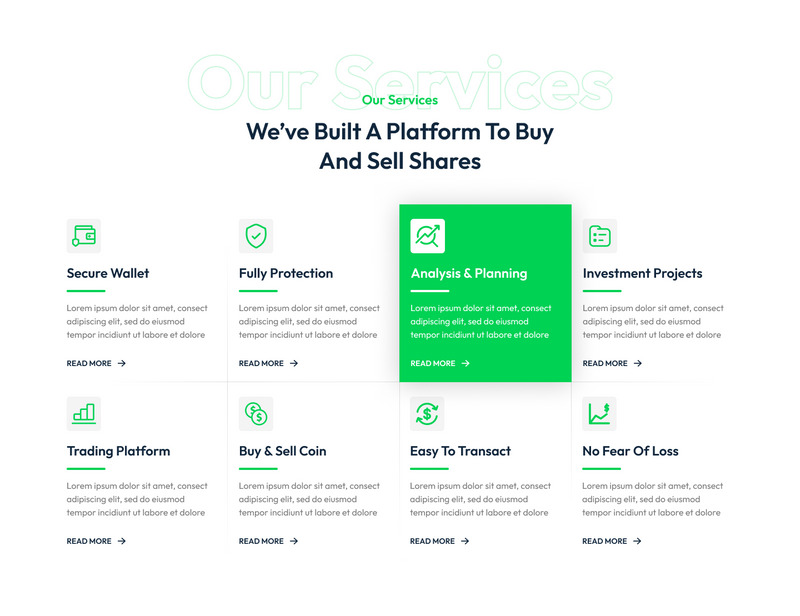 COINIFY- Marketing One Page Figma Templates - Features Image 8