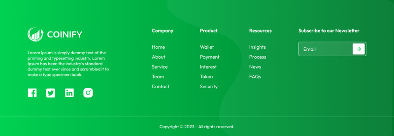 COINIFY- Marketing One Page Figma Templates - Features Image 13