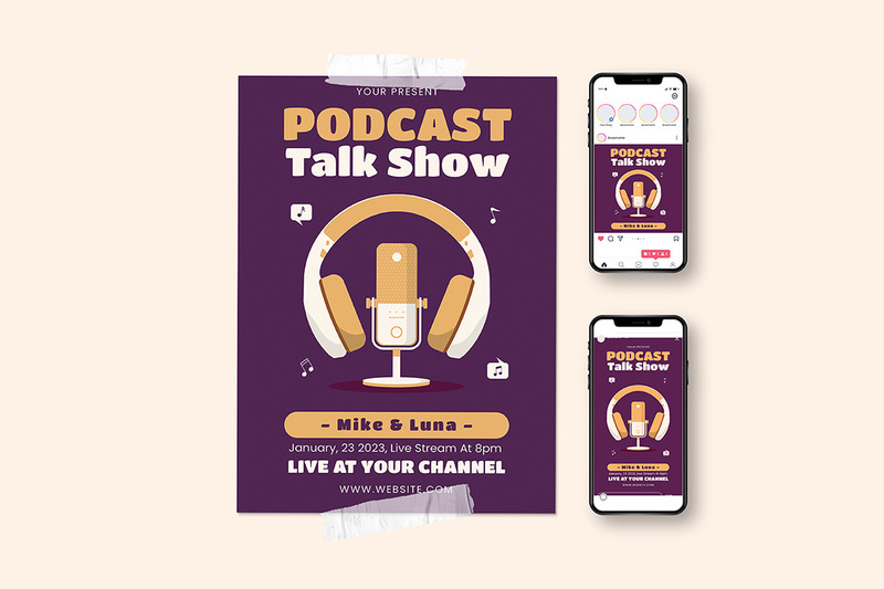 podcast-promotional-flyer-316829-templatemonster