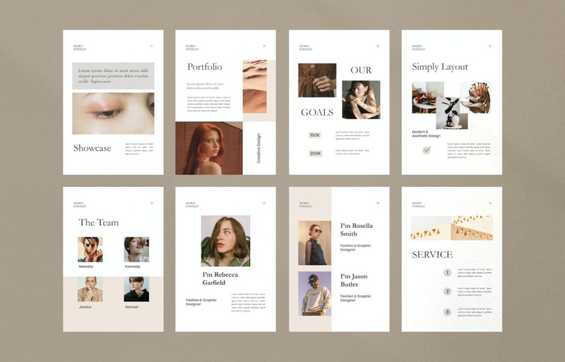 Seorin Portrait PowerPoint Presentation Template - Features Image 5