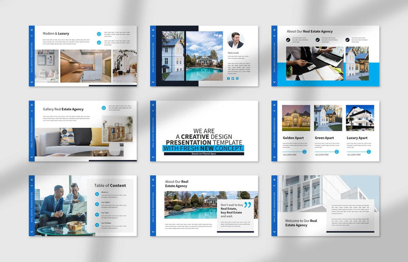 Modello di presentazione PowerPoint multiuso immobiliare - Caratteristiche Immagine 2