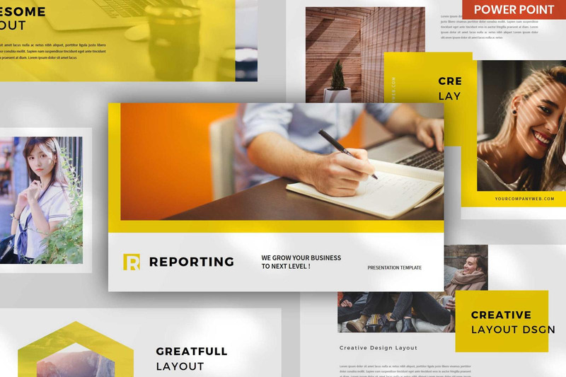 Bericht Creative Business PowerPoint-Vorlage - Eigenschaften Bild 1