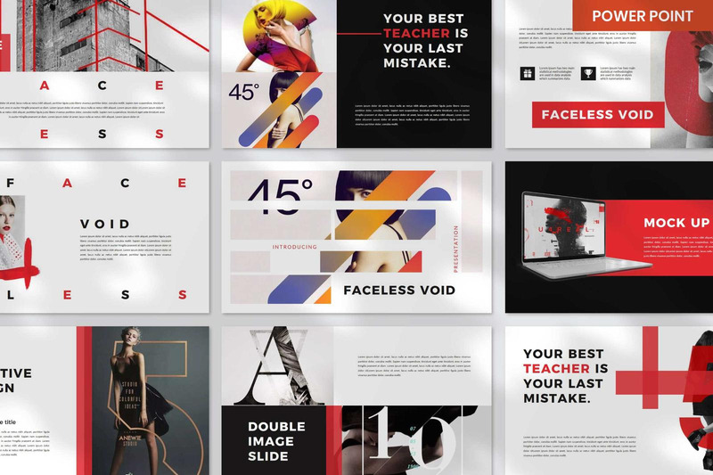 Void Creative Multipurpose PowerPoint Presentation Template - Features Image 1