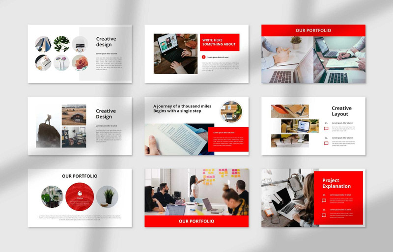 Rednoir - Modelli di presentazione di PowerPoint - Caratteristiche Immagine 3