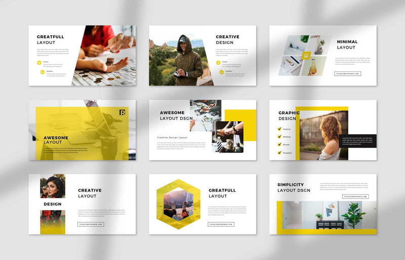 Bericht Creative Business PowerPoint-Vorlage - Eigenschaften Bild 5