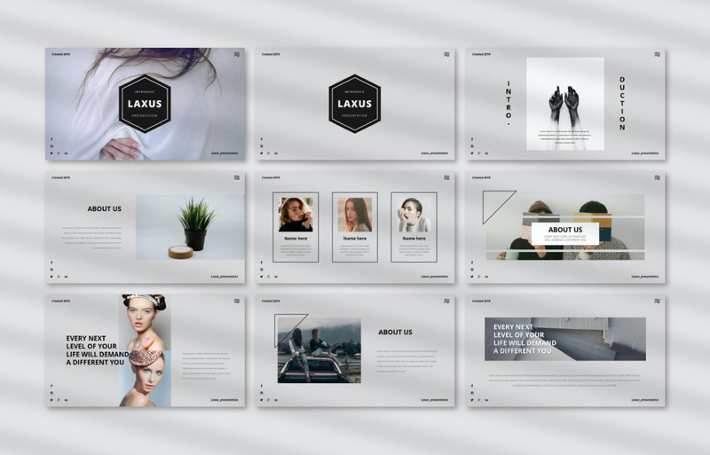 Modelo de PowerPoint Criativo Laxus - Features Image 3