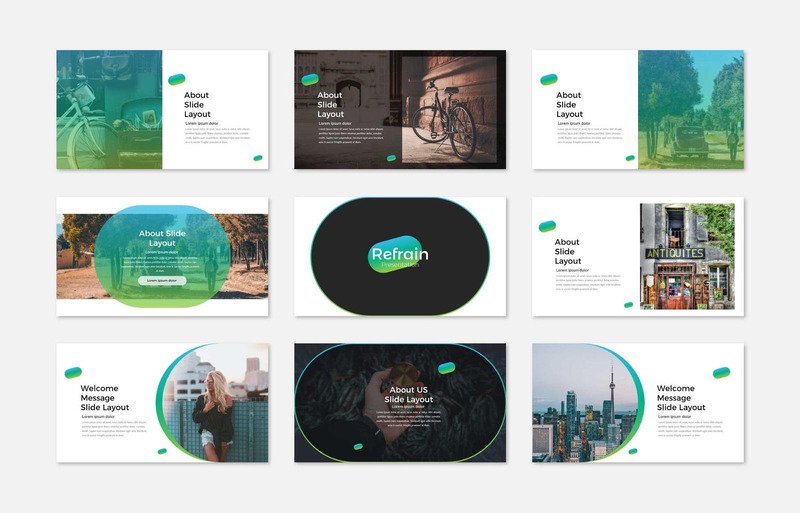 Refrain PowerPoint Presentation Templates - Features Image 5
