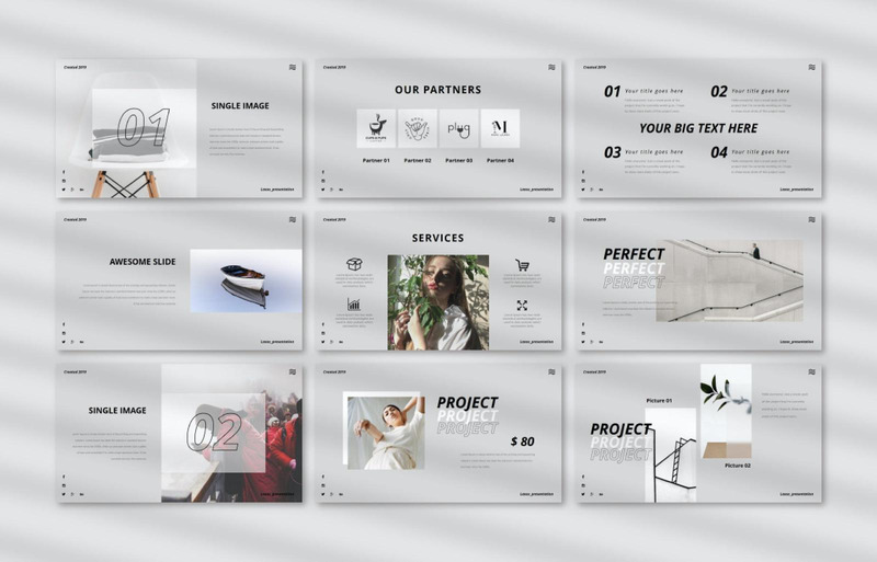 Modelo de PowerPoint Criativo Laxus - Features Image 4