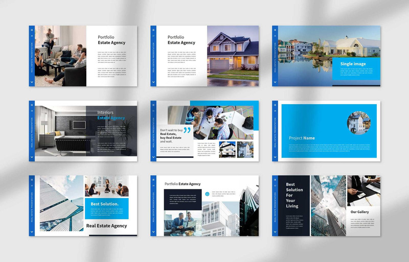 Modello di presentazione PowerPoint multiuso immobiliare - Caratteristiche Immagine 4