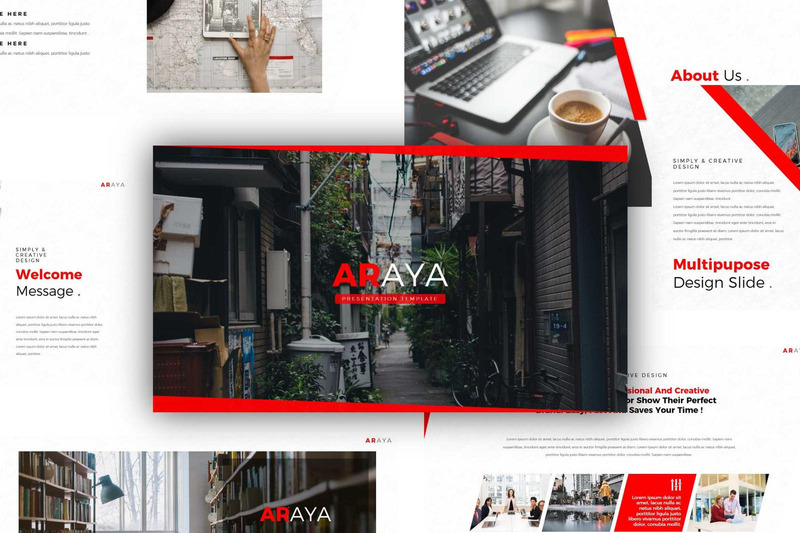 Araya Multipurpose Powerpoint Presentation Templates - Features Image 1