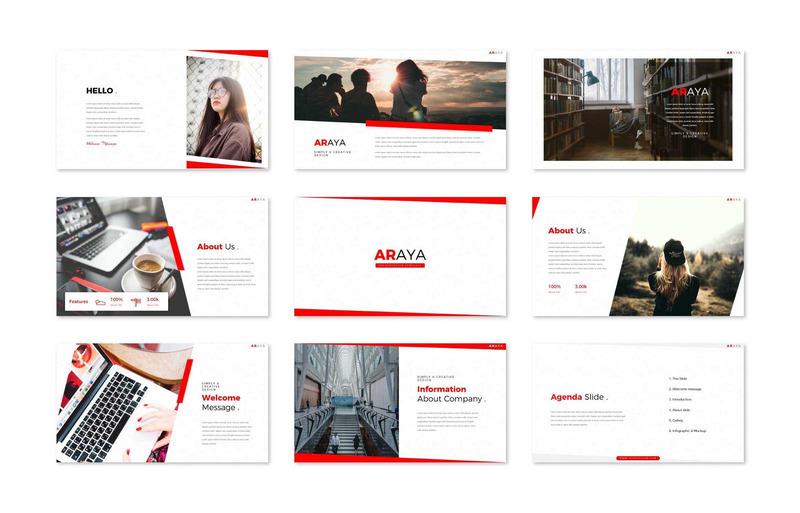 Araya - Modelli di presentazione Powerpoint multiuso - Caratteristiche Immagine 5