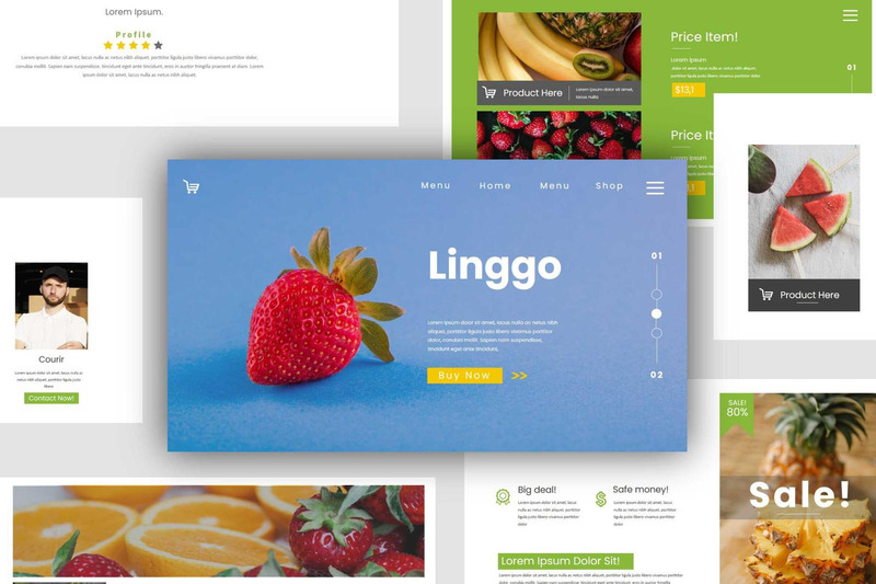 Modello di presentazione di Linggo PowerPoint - Caratteristiche Immagine 1