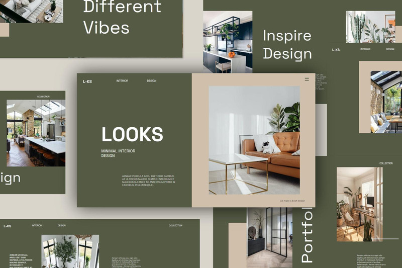 Looks PowerPoint Presentation Template - Features Image 1