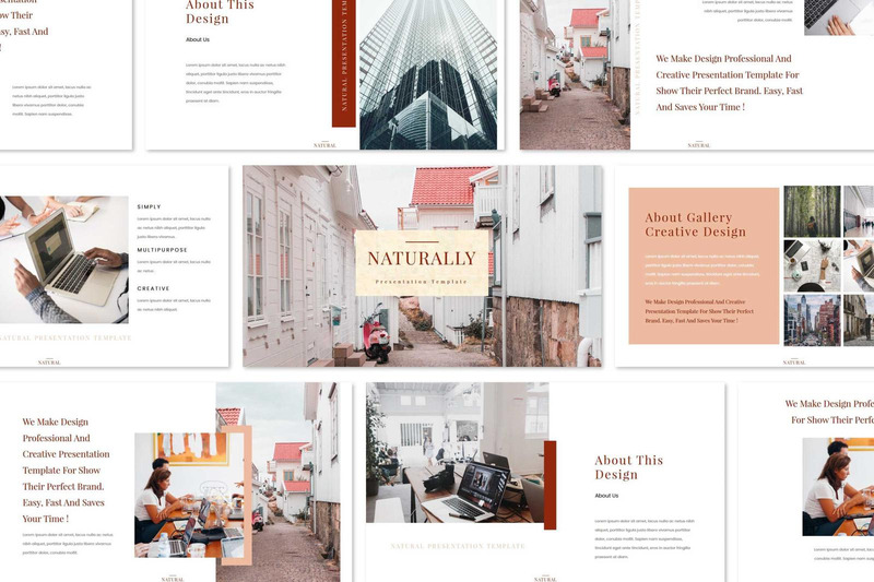 Naturalmente modello di presentazione di PowerPoint - Caratteristiche Immagine 1