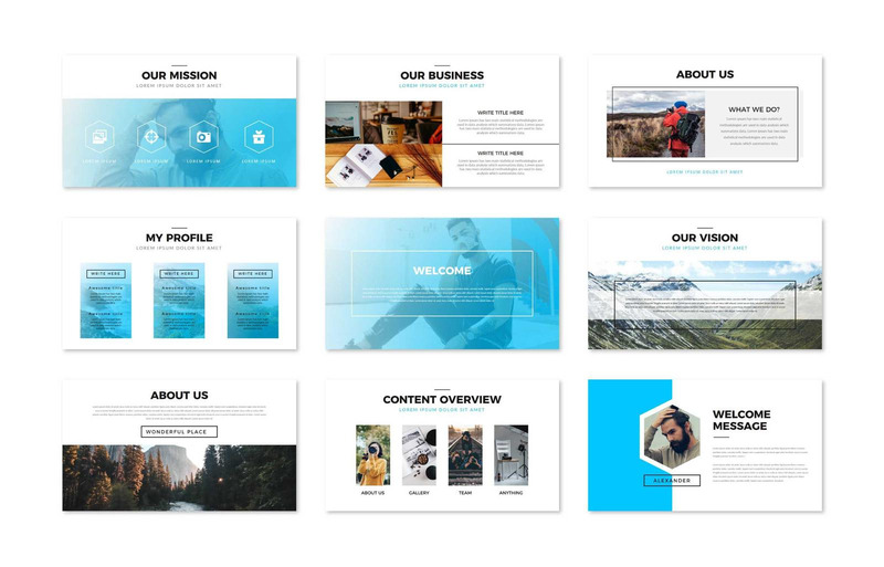 Fluid PowerPoint Presentation Template - Features Image 3