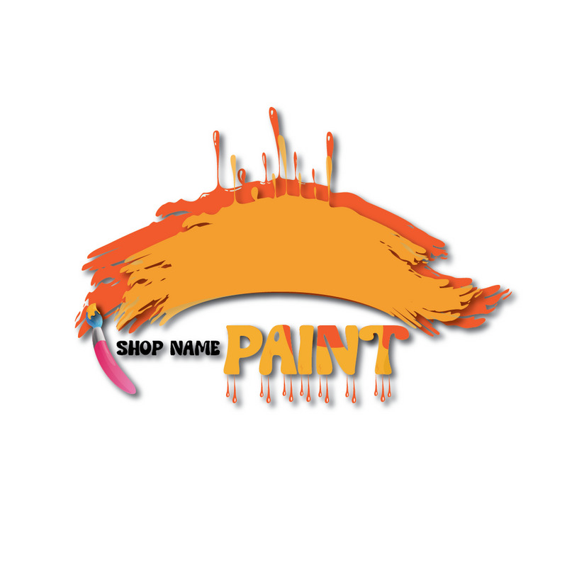 Plantilla de logotipo de tienda de pintura para taller de pintura - Características Imagen 1