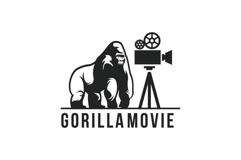 Gorilla film grafisk logotypdesign - Features Image 1